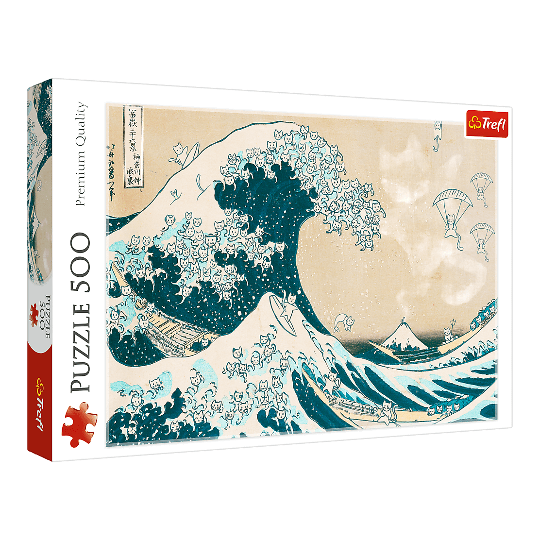 A nagy macskahullám Trefl 500 darabos kirakó puzzle (TR-37537) - puzzlegarden