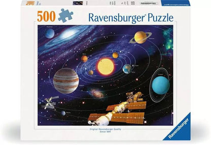A Naprendszer - sötétben világít Ravensburger 500 darabos kirakó puzzle (RA-12000202) - puzzlegarden