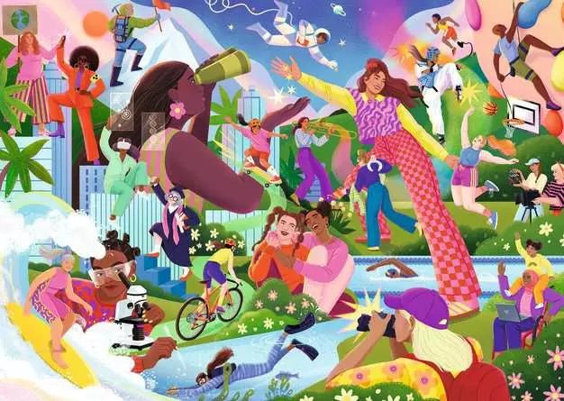 A nők ereje Ravensburger 1000 darabos kirakó puzzle (RA-12001826) - puzzlegarden