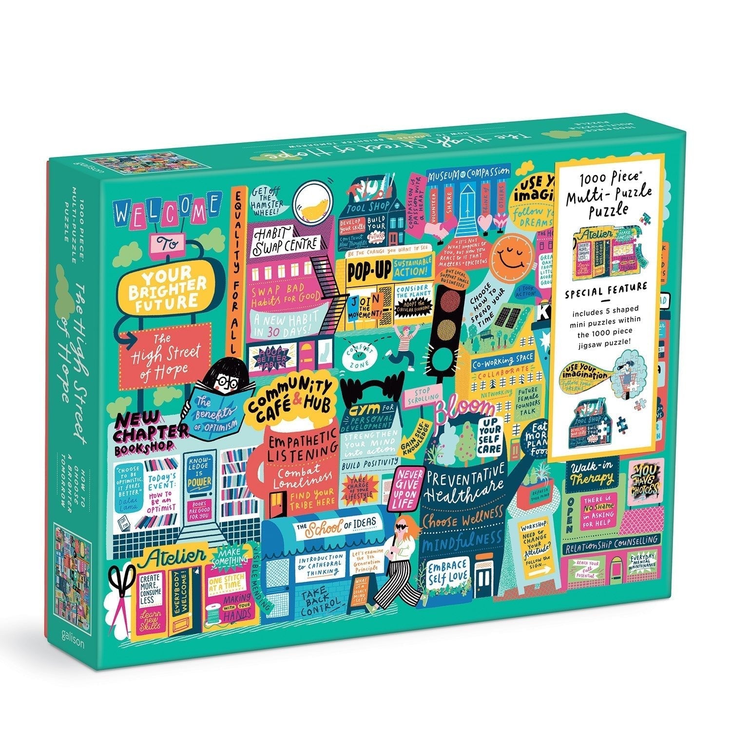 A Remény főutcája Galison 1000 darabos kirakó puzzle (GA-9780735373273) - puzzlegarden