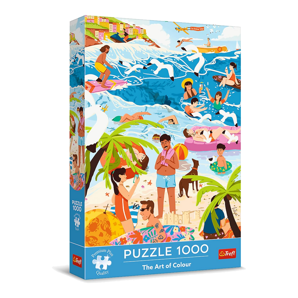 A színek művészete: Nyaralás hevében Trefl 1000 darabos kirakó puzzle (TR-12065) - puzzlegarden