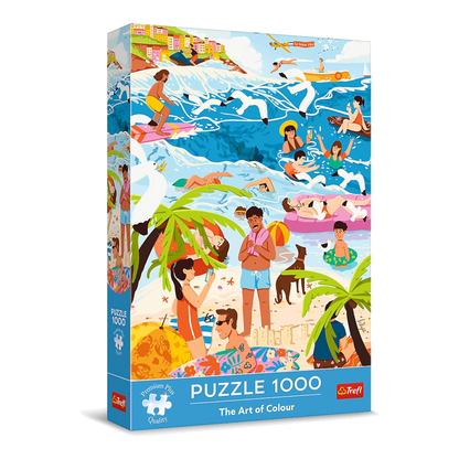 A színek művészete: Nyaralás hevében Trefl 1000 darabos kirakó puzzle (TR-12065) - puzzlegarden
