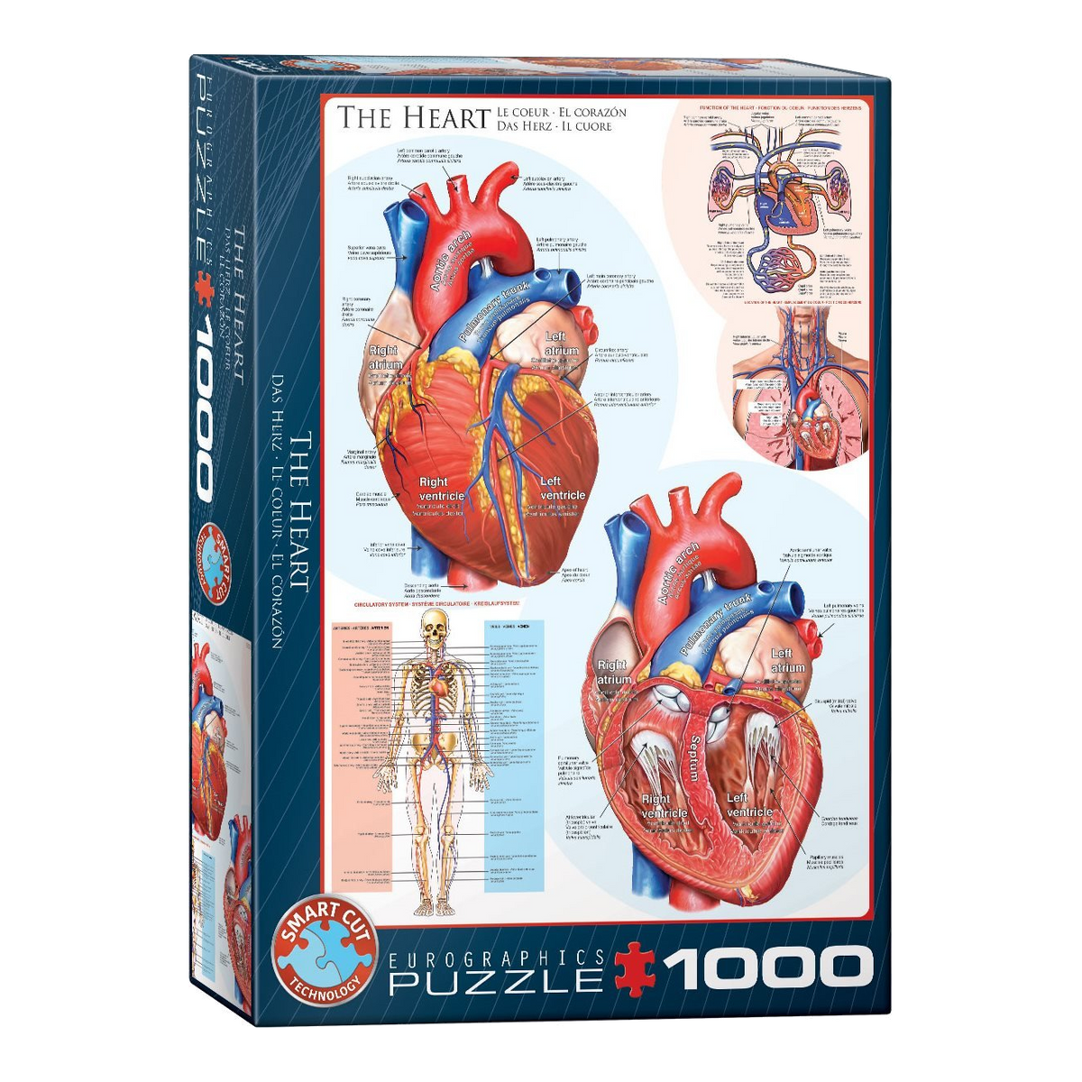 A Szív Eurographics 1000 darabos kirakó puzzle (EUR-6000-0257) - puzzlegarden