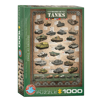 A Tankok Története Eurographics 1000 darabos kirakó puzzle (EUR-6000-0381) - puzzlegarden