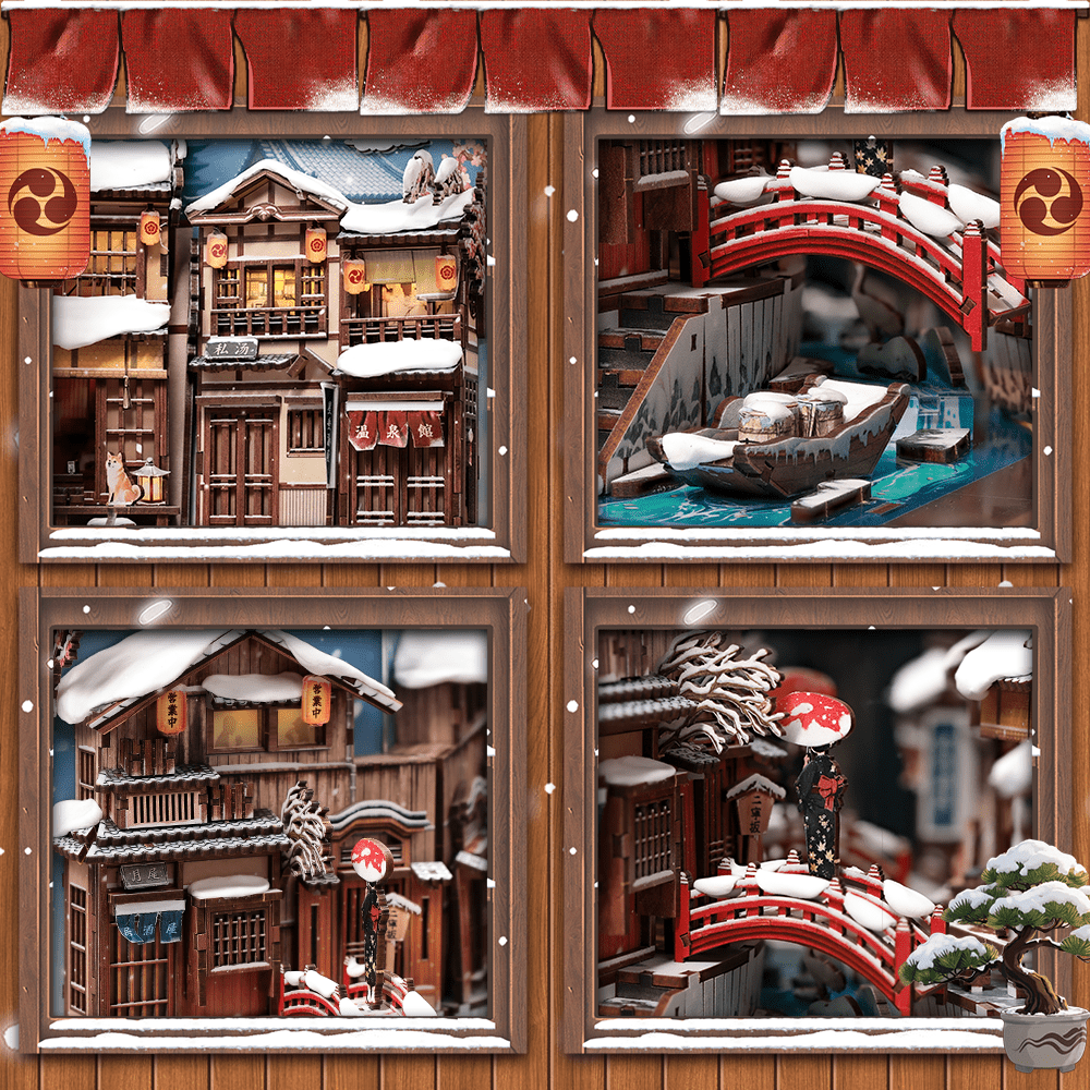 A tél suttogása Kiotóban CuteBee 286 darabos kirakó puzzle (CB-BJAA401) - puzzlegarden