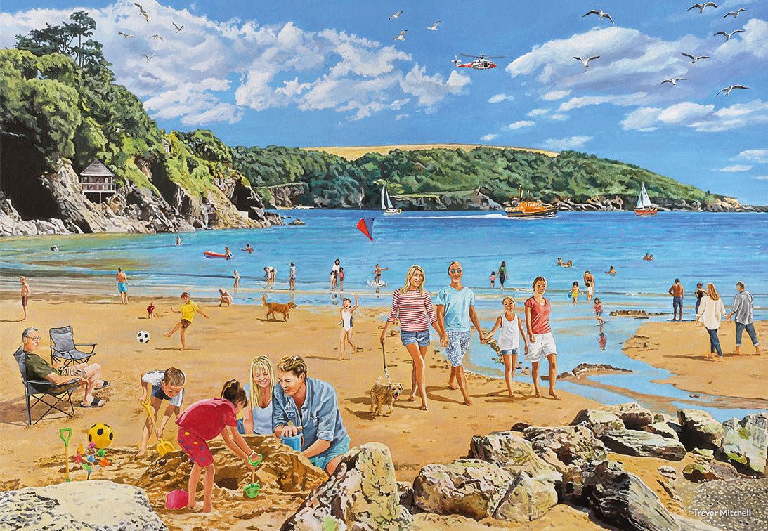 A tengerpart mellett – 4x500 Gibsons 500 darabos kirakó puzzle (G-G5071) - puzzlegarden