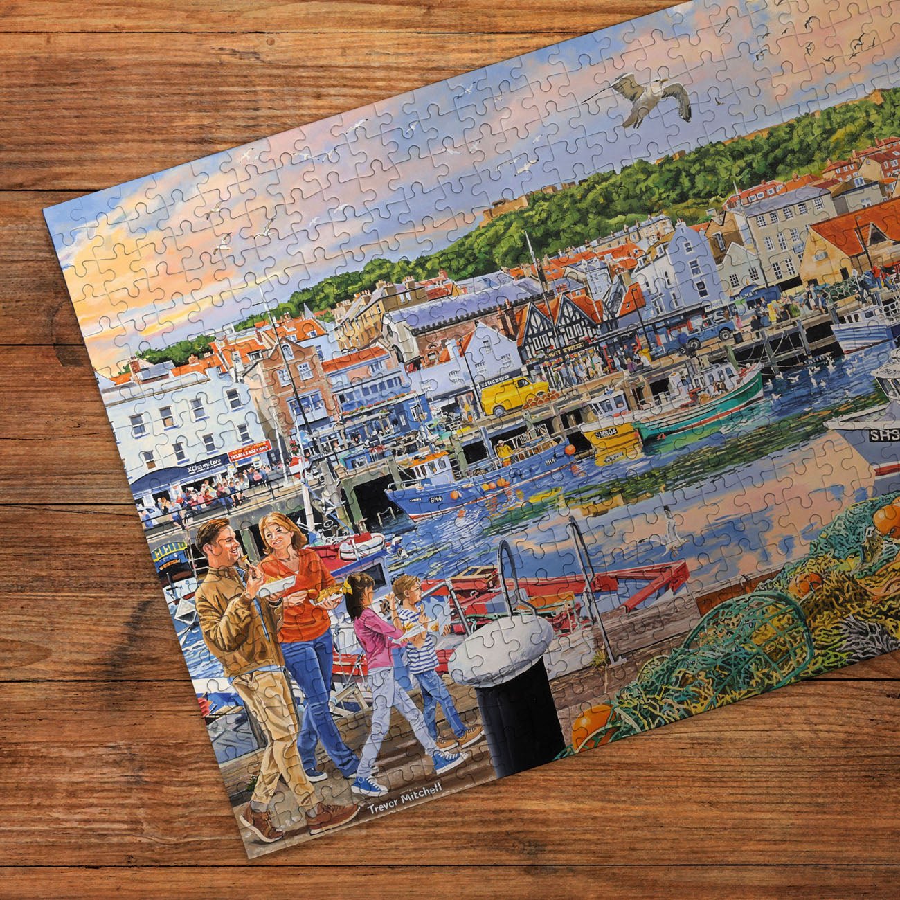 A tengerpart mellett – 4x500 Gibsons 500 darabos kirakó puzzle (G-G5071) - puzzlegarden