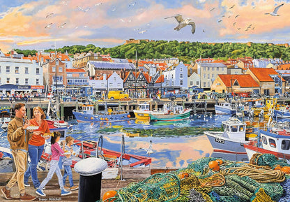A tengerpart mellett – 4x500 Gibsons 500 darabos kirakó puzzle (G-G5071) - puzzlegarden