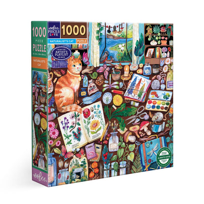A természetbúvár macskája Eeboo 1000 darabos kirakó puzzle (EB-EPZT713) - puzzlegarden