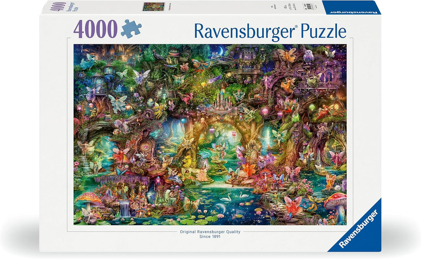 A Tündérek Rejtett Világa Ravensburger 4000 darabos kirakó puzzle (RA - 12000810 4005555008101) - puzzlegarden