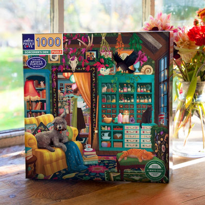 A varázsló kuckója Eeboo 1000 darabos kirakó puzzle (EB-EPZT471) - puzzlegarden