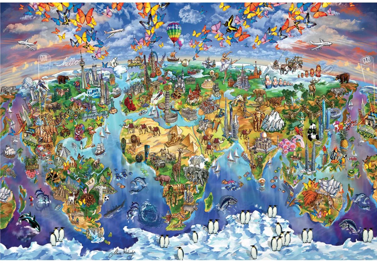 A világ csodái Eurographics 5000 darabos kirakó puzzle (EUR-8520-5880) - puzzlegarden