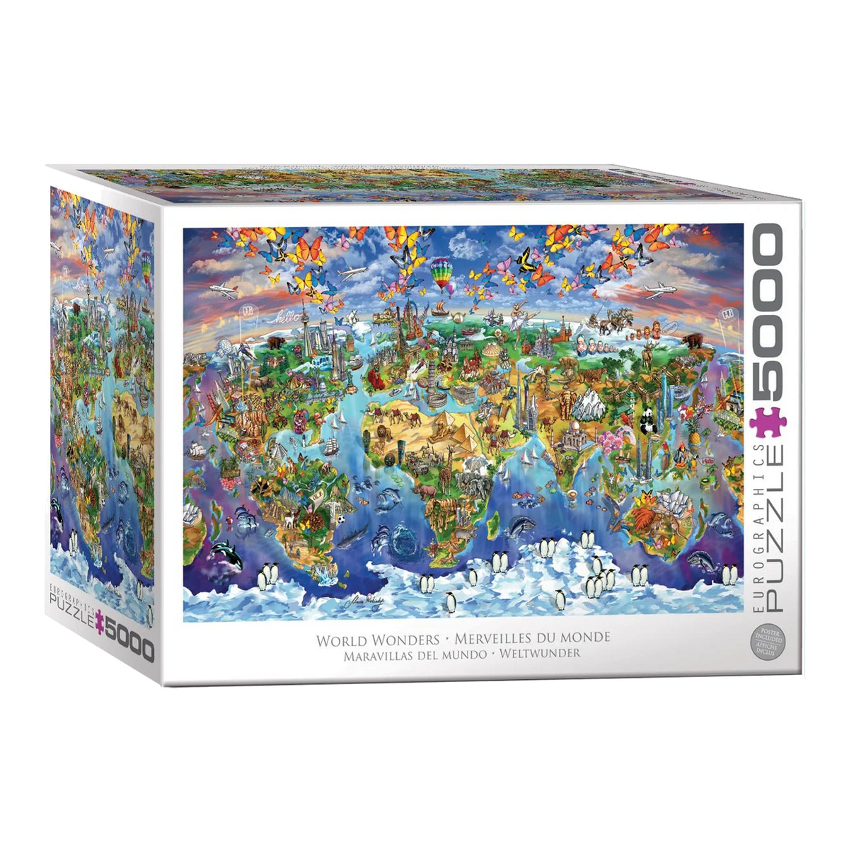 A világ csodái Eurographics 5000 darabos kirakó puzzle (EUR-8520-5880) - puzzlegarden
