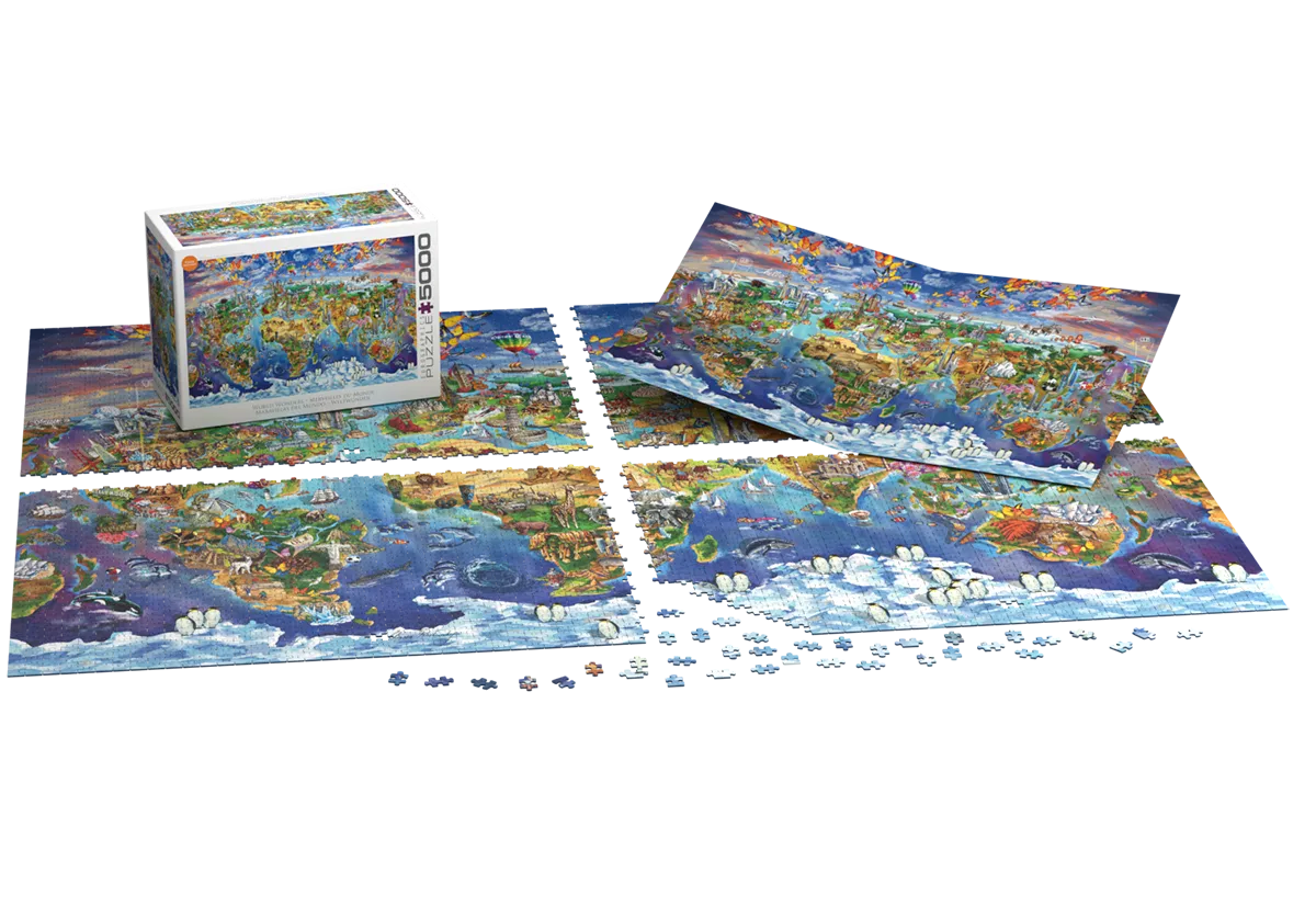 A világ csodái Eurographics 5000 darabos kirakó puzzle (EUR-8520-5880) - puzzlegarden