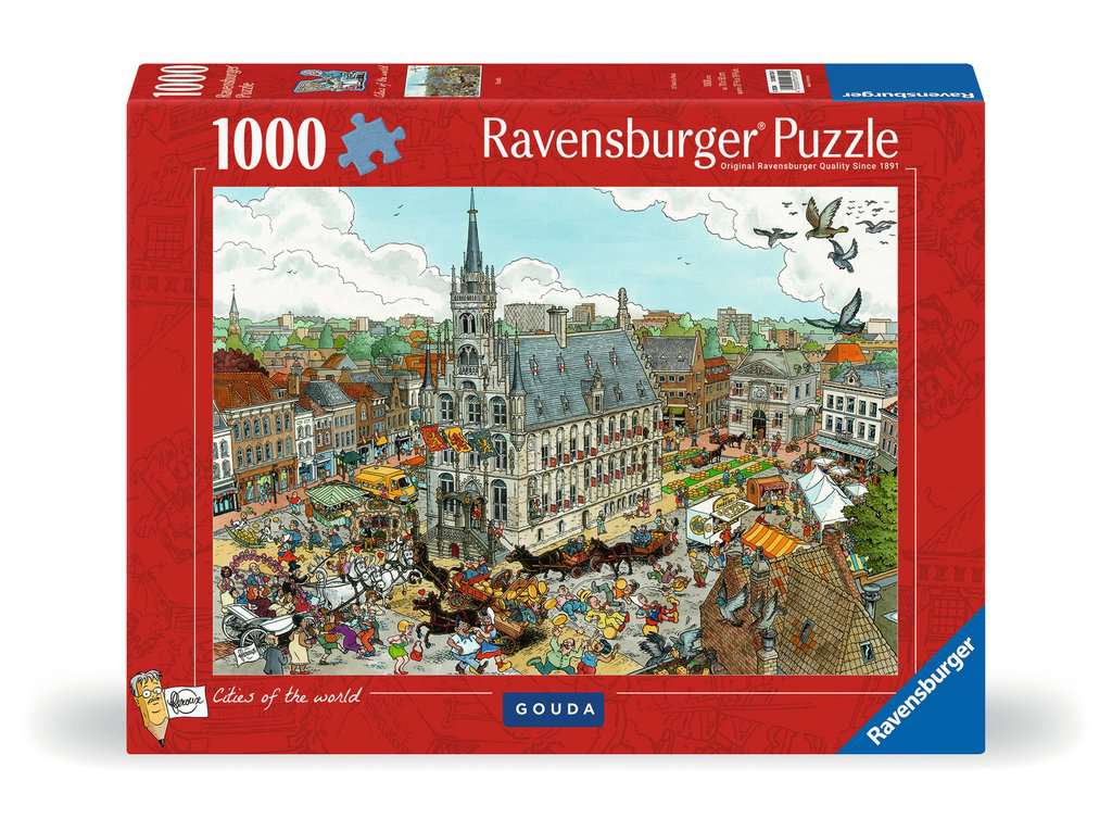 A Világ Városai - Gouda Ravensburger 1000 darabos kirakó puzzle (RA - 12000724 4005555007241) - puzzlegarden