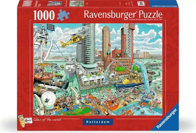 A Világ Városai - Rotterdam Ravensburger 1000 darabos kirakó puzzle (RA-12000103) - puzzlegarden