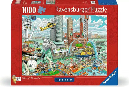 A Világ Városai - Rotterdam Ravensburger 1000 darabos kirakó puzzle (RA-12000103) - puzzlegarden