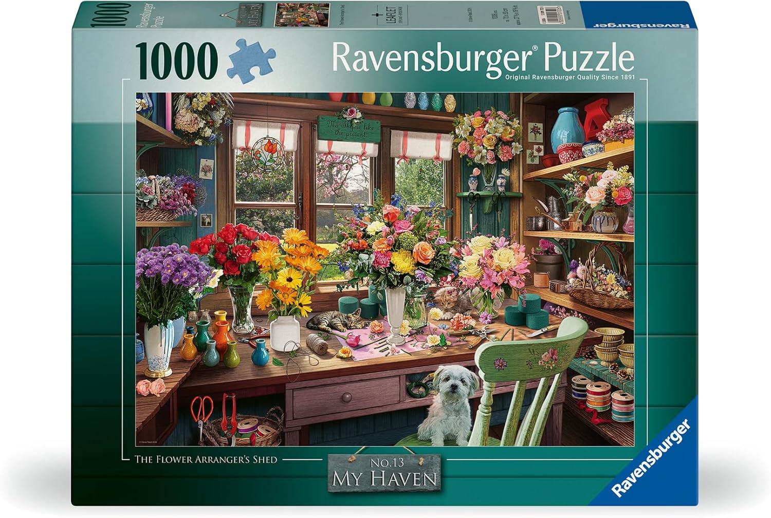 A virágkötő műhely Ravensburger 1000 darabos kirakó puzzle (RA-12001722) - puzzlegarden