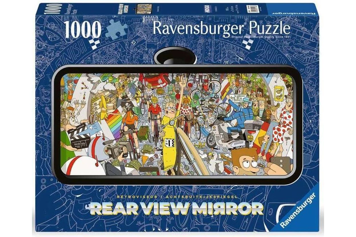 A Visszapillantóban - Kerékpárverseny Ravensburger 1000 darabos kirakó puzzle (RA - 12001163 4005555011637) - puzzlegarden