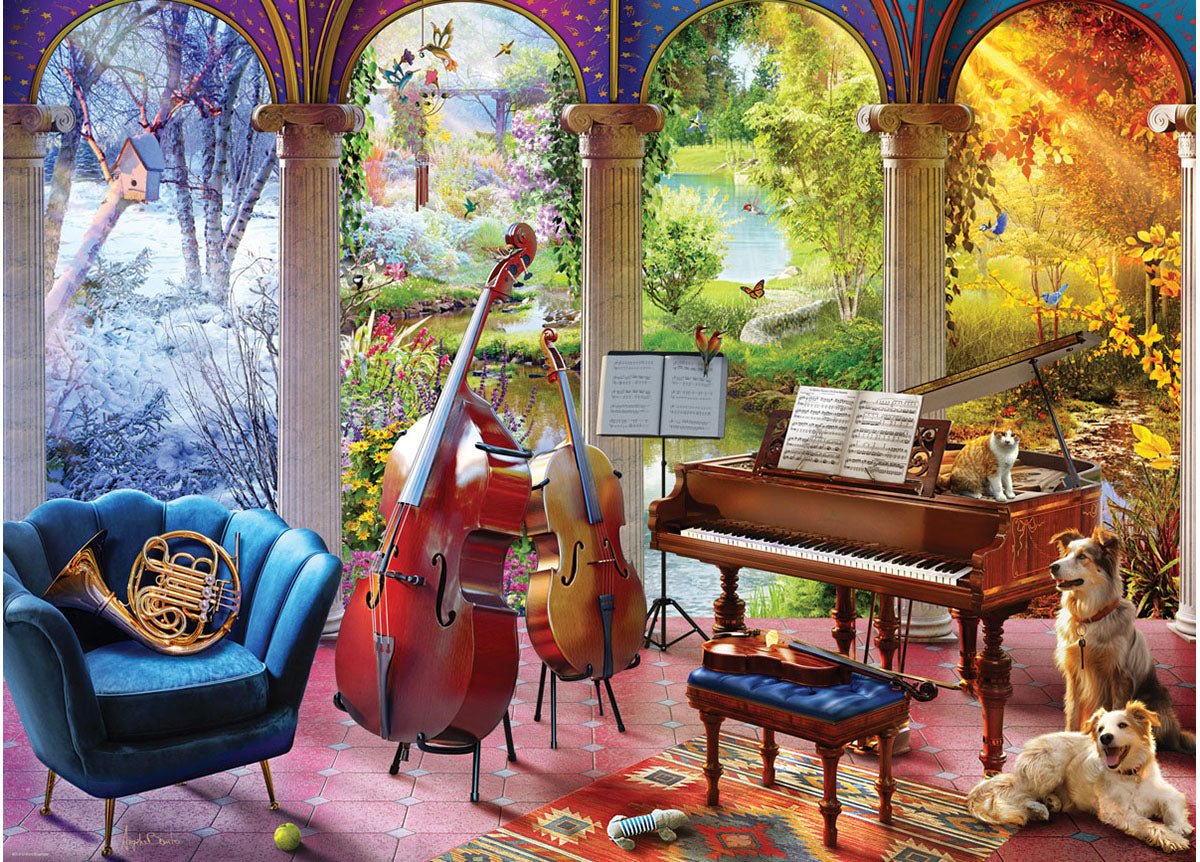 A zene négy évszaka Eurographics 1000 darabos kirakó puzzle (EUR-6000-6013) - puzzlegarden