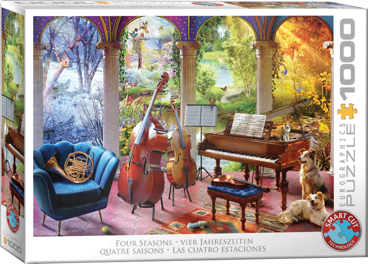 A zene négy évszaka Eurographics 1000 darabos kirakó puzzle (EUR-6000-6013) - puzzlegarden