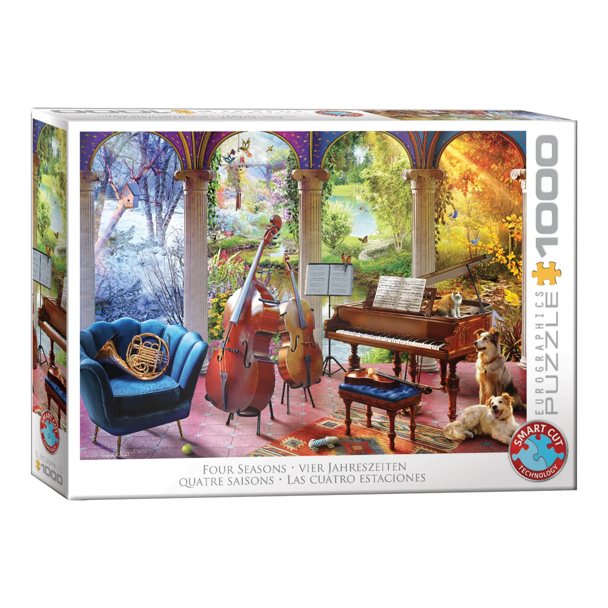 A zene négy évszaka Eurographics 1000 darabos kirakó puzzle (EUR-6000-6013) - puzzlegarden