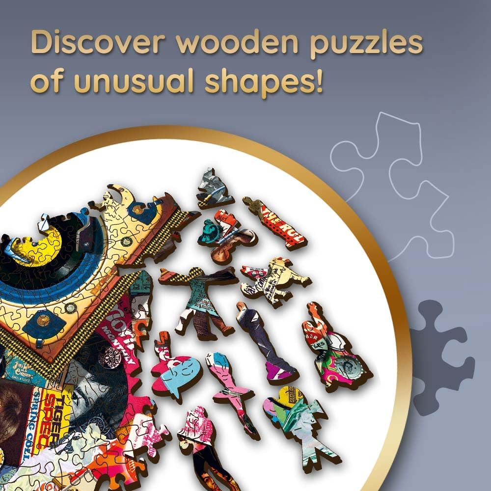 A Zene Világában - Fa kirakó Trefl Wood Craft 500 darabos kirakó puzzle (TR - 20180 5900511201802) - puzzlegarden