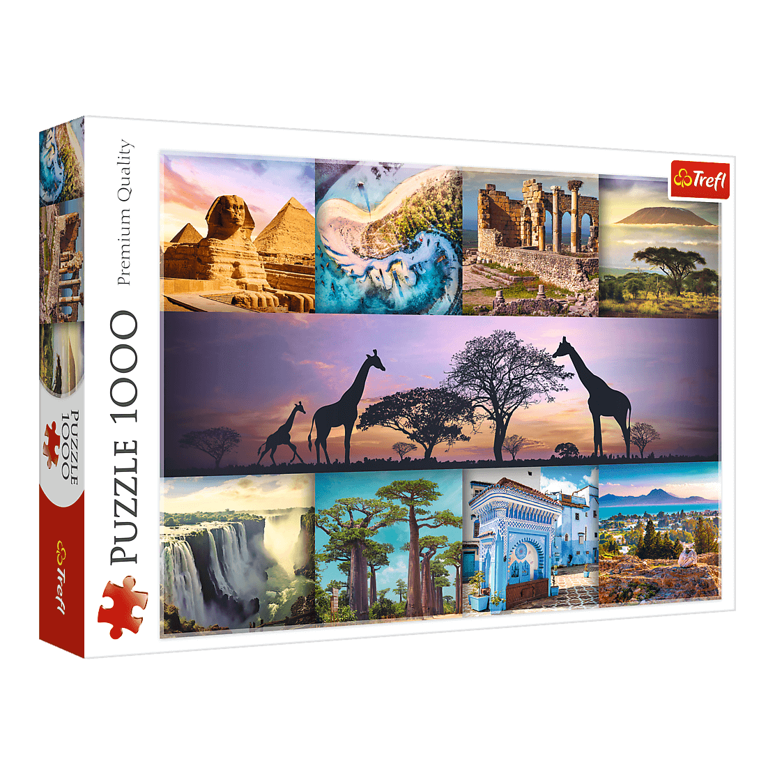 Afrika Kollázs Trefl 1000 darabos kirakó puzzle (TR-10792) - puzzlegarden