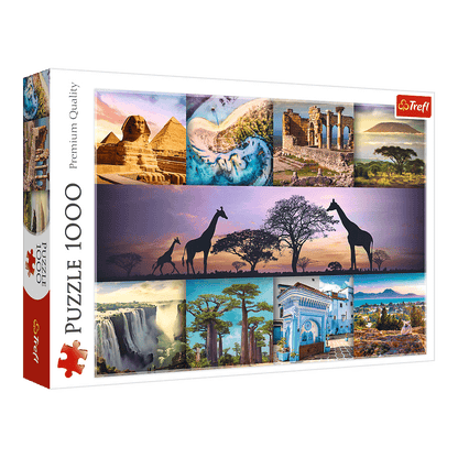 Afrika Kollázs Trefl 1000 darabos kirakó puzzle (TR-10792) - puzzlegarden