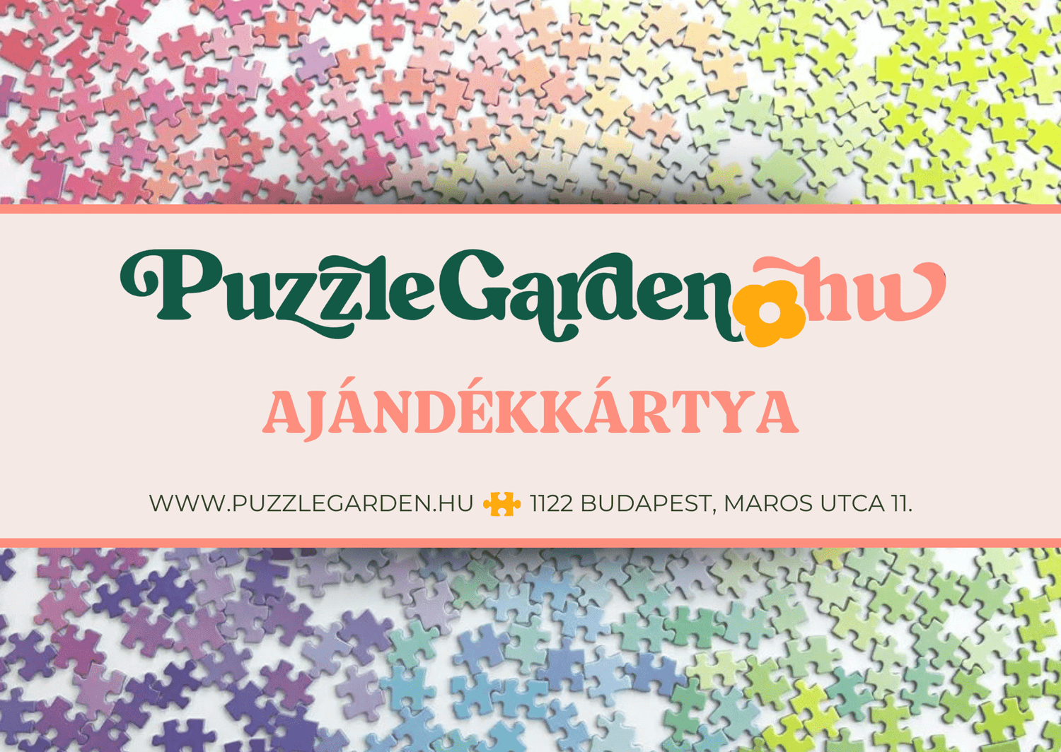 Ajándékkártya puzzlegarden egyéb darabos kirakó puzzle ( ) - puzzlegarden