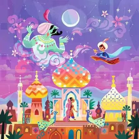 Aladdin és a csodalámpa Ravensburger 64 darabos kirakó puzzle (RA-12004207) - puzzlegarden