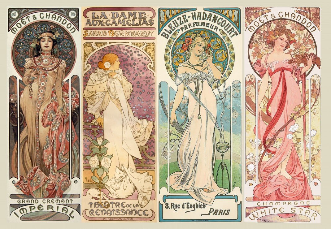 Alfons Mucha művészete Grafika 1000 darabos kirakó puzzle (GR-33800) - puzzlegarden