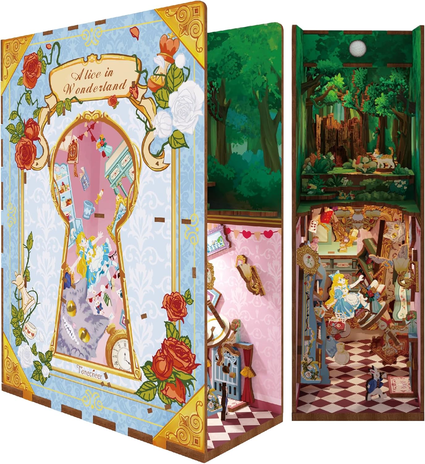 Alíz Csodaországban Könyvkuckó Tonecheer 184 darabos kirakó puzzle (TC-TQ128) - puzzlegarden