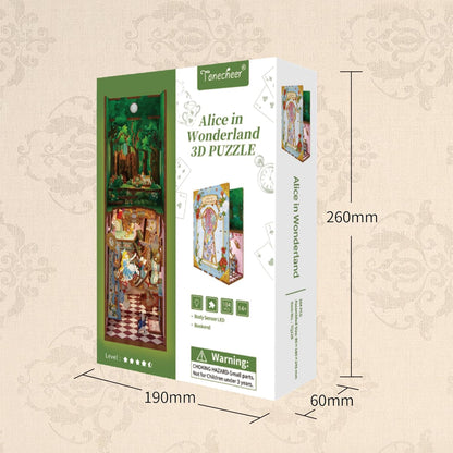 Alíz Csodaországban Könyvkuckó Tonecheer 184 darabos kirakó puzzle (TC-TQ128) - puzzlegarden