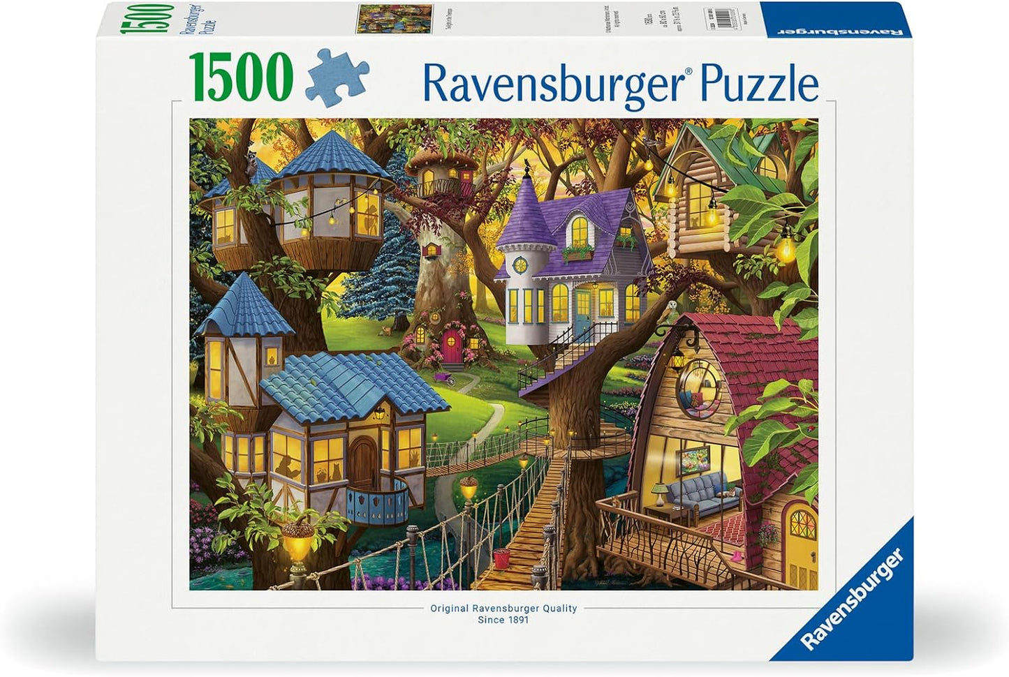 Alkonyat a Fák között Ravensburger 1500 darabos kirakó puzzle (RA - 12001009 4005555010098) - puzzlegarden