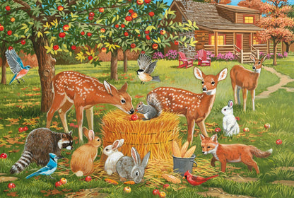 Állatos piknik Schmidt Spiele 200 darabos kirakó puzzle (SCH-56589) - puzzlegarden