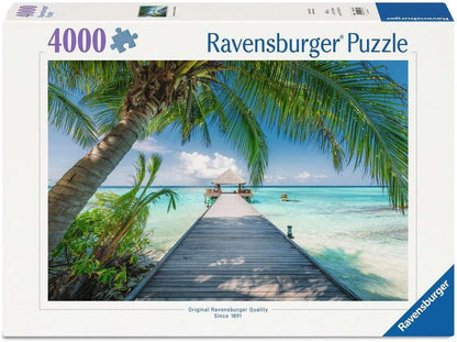 Álom tengerpart a Maldív - szigeteken Ravensburger 4000 darabos kirakó puzzle (RA-12001737) - puzzlegarden
