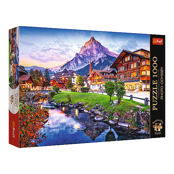 Alpesi Falu, Svájc Trefl 1000 darabos kirakó puzzle (TR-10854) - puzzlegarden