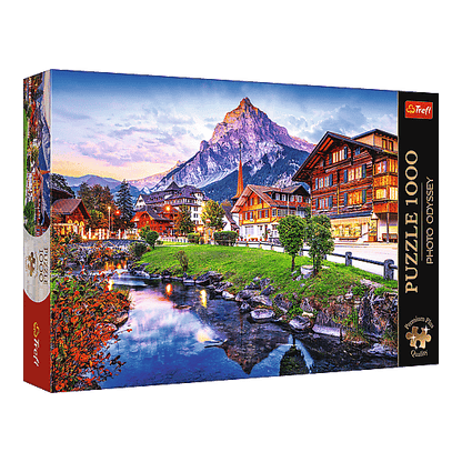 Alpesi Falu, Svájc Trefl 1000 darabos kirakó puzzle (TR-10854) - puzzlegarden
