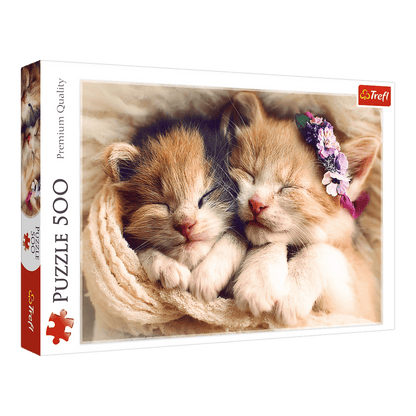 Alvó kiscicák Trefl 500 darabos kirakó puzzle (TR-37271) - puzzlegarden