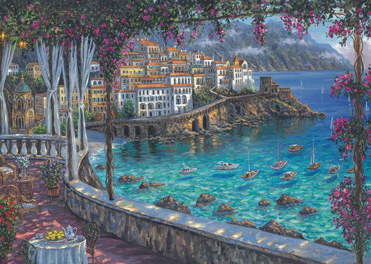 Amalfi - part Schmidt Spiele 1000 darabos kirakó puzzle (SCH-58646) - puzzlegarden