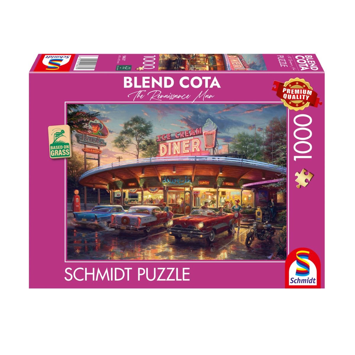 Amerikai Diner Schmidt Spiele 1000 darabos kirakó puzzle (SCH-58637) - puzzlegarden