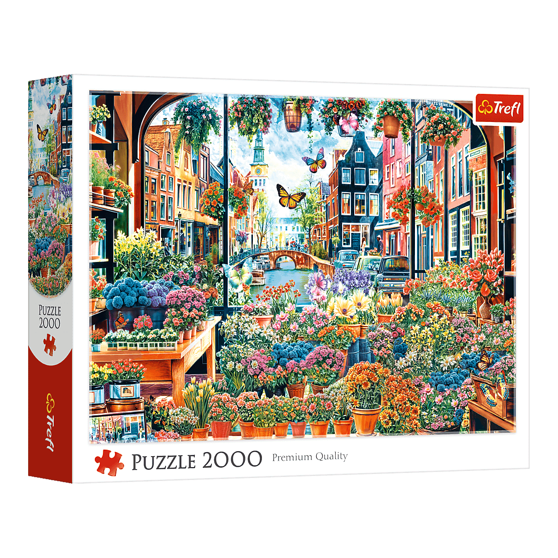 Amszterdami virágbolt Trefl 2000 darabos kirakó puzzle (TR-27128) - puzzlegarden