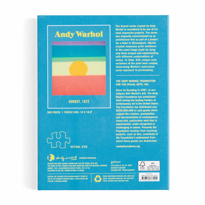 Andy Warhol - Naplemente Galison 500 darabos kirakó puzzle (GA - 9780735377905 9780735377905) - puzzlegarden