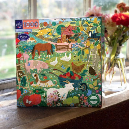 Angol legelők Eeboo 1000 darabos kirakó puzzle (EB-EPZT764) - puzzlegarden