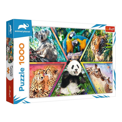 Animal Planet - Állat Királyság Trefl 1000 darabos kirakó puzzle (TR-10672) - puzzlegarden