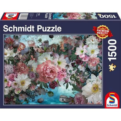 Aquascape - Virágok a víz alatt Schmidt 1500 darabos kirakó puzzle (SCH-57393 4001504573935) - puzzlegarden