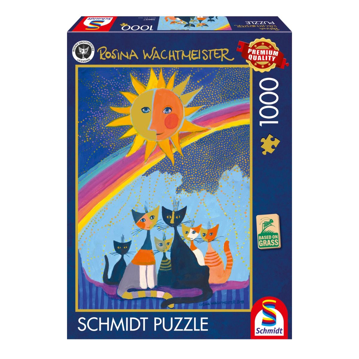 Aranyesőben - aranyfóliás Schmidt Spiele 1000 darabos kirakó puzzle (SCH-58657) - puzzlegarden