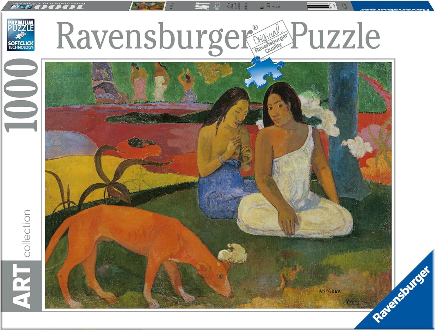 Art Collection - Gauguin - A Vörös Kutya Ravensburger 1000 darabos kirakó puzzle (RA-17533 4005556175338) - puzzlegarden