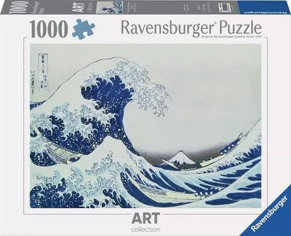 Art collection - Hokusai - A nagy hullám Kanagavánál Ravensburger 1000 darabos kirakó puzzle (RA - 12000107 4005555001072) - puzzlegarden